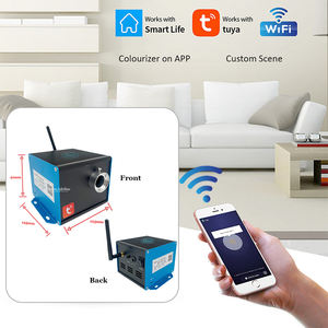 Fuente de Luz Inteligente Tuya WiFi de Fibra Óptica 5W 10W Luz Blanca con Rueda de Colores Giratoria para Iluminación de Techo con Efecto Estrella - Product Image 3