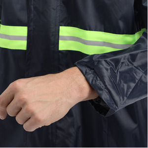 Conjunto de Impermeable de Dos Piezas Double Rain XSY-010 Negro, Poncho Reflectante para Ciclismo al Aire Libre para Adultos - Product Image 1