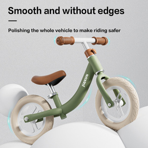 Campione gratuito bici bilancia per bambini senza pedali 2-5 anni telaio in acciaio ad alto tenore di carbonio 12-14in ruote freno V Scooter giocattolo - Product Image 6