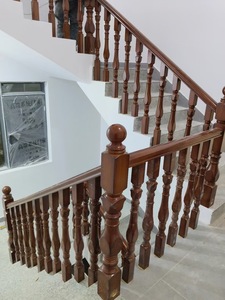 Hiện đại đơn giản và thanh lịch cao cấp cao su gỗ cầu thang lan can kích cỡ khác nhau cho nhà và biệt thự - Product Image 6