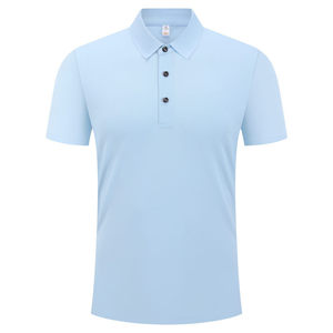 เสื้อโปโลแขนสั้นสั่งทำพิเศษ สีพื้น ผ้าไนลอน สำหรับใส่ทุกวัน ชุดยูนิฟอร์มโปรโมชั่น GJ69-8901 - Product Image 1