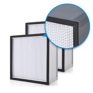 Nouveau filtre à air HVAC 99,95 % OEM personnalisé H14 0,3 µm HEPA avec plis profonds et flux d'air laminaire - Product Image 3