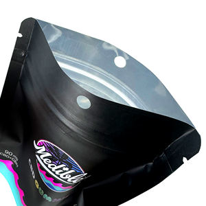 Échantillons gratuits Sac refermable personnalisé anti-odeur debout en aluminium avec fermeture éclair Gummies Bonbons Collations Sac d'emballage - Product Image 4