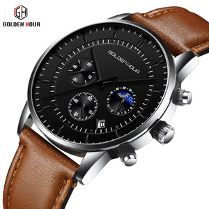 Oro ora orologi da uomo orologi da polso al quarzo Casual di marca di lusso orologio da uomo Hodinky ora Relogio Masculino - Product Image 5