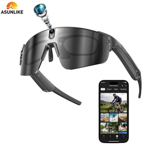 Lunettes intelligentes avec caméra HD 4K anti-vibration et haut-parleurs stéréo <span class=keywords><strong>3D</strong></span>, lunettes de soleil polarisées UV400 pour le sport - Product Image 1
