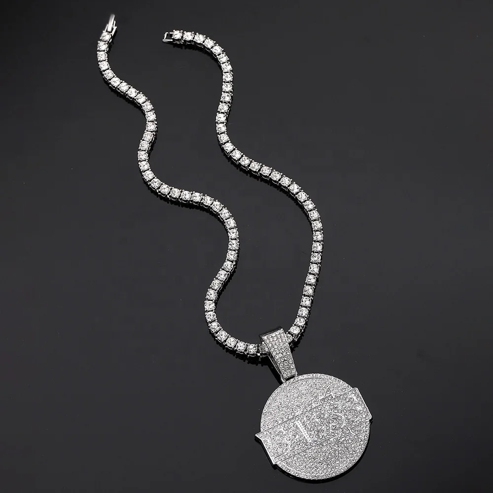 ネックレス・ペンダント Gradient Triple Pipe Pendant Necklace #5738 White Cubic Zirconia Rhodium Over Sterling Silver Triple