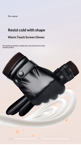 <span class=keywords><strong>Gants</strong></span> de <span class=keywords><strong>moto</strong></span> imperméables au vent, en cuir artificiel, tactiles, unisexes, pour les trajets quotidiens, pour l'<span class=keywords><strong>hiver</strong></span> - Product Image 5