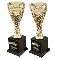 Trophée de golf en métal personnalisé, trophée de sport, football, trophée de chine en métal