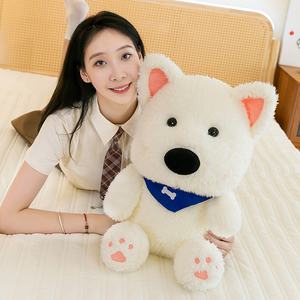 Écharpe bandana personnalisée avec logo imprimé, broderie, peluche douce, mascotte de chien West Highland White Terrier <span class=keywords><strong>Westie</strong></span> - Product Image 5