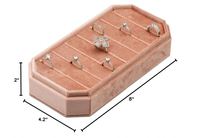 Boîte de rangement pour bagues en velours personnalisée en gros - Boîte de présentation de bijoux personnalisée en gros, porte-bagues, boîte de rangement pour bijoux