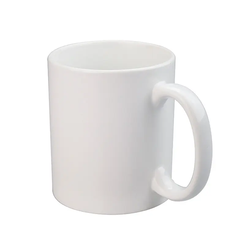 Beyaz boş süblimasyon kaplı seramik kupa 11oz süblime kahve kupası