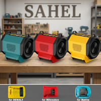 Altavoz Bluetooth Inalámbrico Universal de 18-20V para Baterías Makita, DeWalt y Milwaukee, Portátil para Obras de Construcción