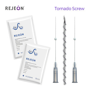 <span class=keywords><strong>Hilos</strong></span> PDO Mono Rejeon Surbana CE de 13mm <span class=keywords><strong>para</strong></span> Lifting, <span class=keywords><strong>Hilos</strong></span> PDO Screw PLLA OEM Nasolabial ISO 23g 38g 60mm al por mayor - Product Image 2