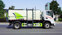 Camion compacteur de déchets électrique 9 tonnes 9 m³ avec batterie CATL 4x2 à chargement arrière pour la collecte des déchets municipaux