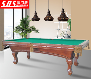 Tavolo da Biliardo Classico in Legno Massello con Ardesia Intagliata, Stile Antico, 7, 8 o 9 Piedi, per Uso Domestico, di Qualità Superiore - Product Image 2