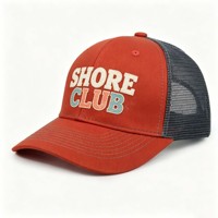 Gorras Trucker de 6 Paneles con Bordado, Algodón, Terciopelo, Cuerda, Visera Plana, Cierre Ajustable, Malla, Moda Urbana, Gorra de Béisbol, Venta al por Mayor, Topi