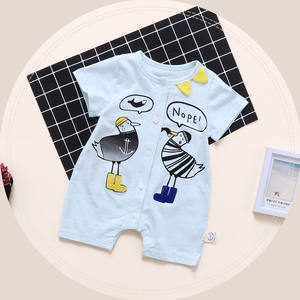 Abbigliamento per Neonati all'Ingrosso, Tutina Unisex in Morbido Cotone con Simpatici Motivi Cartoon - Product Image 3