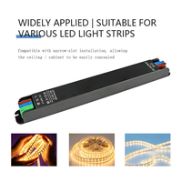 Alimentation LED à prix d'usine, haute efficacité, 24-200W, 12V/24V AC-DC, dimmable par Triac, sortie unique, sans scintillement, garantie 5 ans
