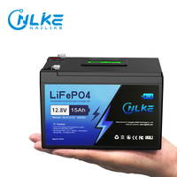 Batterie de stockage d'énergie solaire LiFePO4 à cycle profond 12,8 V 15 Ah
