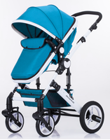 Poussette pour bébé 3 en 1 Système de voyage de luxe Landau de voyage facile à plier Poussette pour bébé Vente en gros Poussette 3 en 1