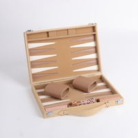 Backgammon geflochtene Heimspiele Gras matte Muster Leder Range benutzer definierte Größe Backgammon Board