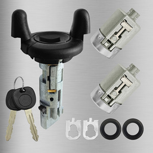 Chevrolet Ignition <b>Lock</b> Cylinder XF047Q7 2 <b>Keys</b> Silverado Tahoe Suburban Sierra Door <b>Lock</b> Replacement - Product Image 1