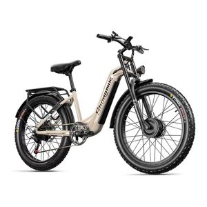 Bicicleta de Montaña F26 Lite para Adultos, Batería de Litio de 48V 17.5AH, Neumático Grueso de 26 Pulgadas, 7 Velocidades, Cuadro de Aluminio QQ-121 El - Product Image 2