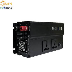 DC naar AC-omvormer, 220V of 110V zuivere sinusgolf 100W 300W draagbaar krachtstation voor kamperen, buiten - Product Image 2