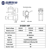 Pompe péristaltique 12V compacte, résistante à la corrosion, anti-circuit sec, pour lave-sol et mini-lave-linge – Meilleures ventes