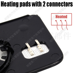 Cubierta de Lente de Espejo Retrovisor para Vehículo Wolf Lake, Repuesto de ABS Negro para GMC Sierra 1500 2500 3500 2015-2017, Pieza Interior - Product Image 2