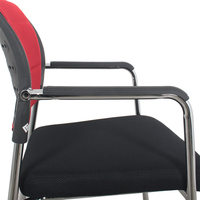 Chaises de bureau ergonomiques modernes en cuir PU réglables avec cadre métallique fixe pour visiteurs – Vente en gros