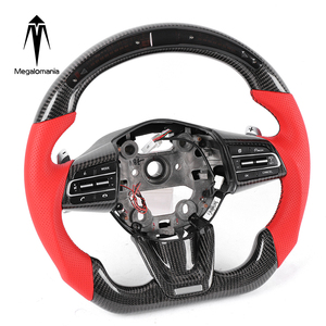 Volant de <span class=keywords><strong>course</strong></span> en fibre de carbone avec affichage LED pour Kia Stinger GT - Product Image 3