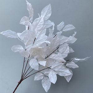 Venta al por mayor <span class=keywords><strong>de</strong></span> fábrica, <span class=keywords><strong>hojas</strong></span> <span class=keywords><strong>de</strong></span> plantas <span class=keywords><strong>de</strong></span> seda, <span class=keywords><strong>hojas</strong></span> verdes <span class=keywords><strong>de</strong></span> seda artificiales blancas para decoración <span class=keywords><strong>de</strong></span> eventos <span class=keywords><strong>de</strong></span> boda - Product Image 3