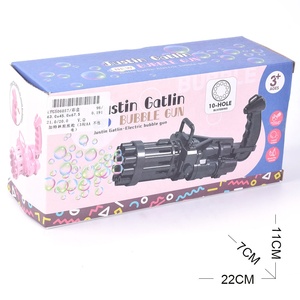 Máy Thổi Bong Bóng <span class=keywords><strong>Gatlin</strong></span> Bằng Nhựa, Đồ Chơi Súng Bắn Bong Bóng Tám Lỗ Cho Trẻ Em, Chạy Điện Mới 2021 - Product Image 6