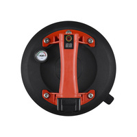 Ventouse électrique de 9 pouces avec pompe à air automatique charge maximale 250KG 29mm manomètre batterie au lithium ventouses Liftin