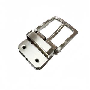 Elegante reversibile 28mm NB lega chiusura chiusura argento spazzolato per fibbia per donna alla moda e Versatile - Product Image 4