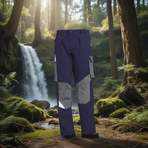 Pantalon de travail léger pour homme, style Ttake, tissu extensible durable, poches aux genoux, idéal pour les travaux de construction - Product Image 3
