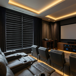 Tessuti per Tende da <span class=keywords><strong>Finestra</strong></span>, Tende a Rullo Verticali in Poliestere, Moderne ed Ecologiche, Doppio Strato Giorno/<span class=keywords><strong>Notte</strong></span> per Finestre alla Francese - Product Image 6