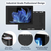 PC industriel à écran tactile capacitif 10 points de 7 pouces, IP65, moniteur industriel ultra-fin, automatisation d'usine, kiosque