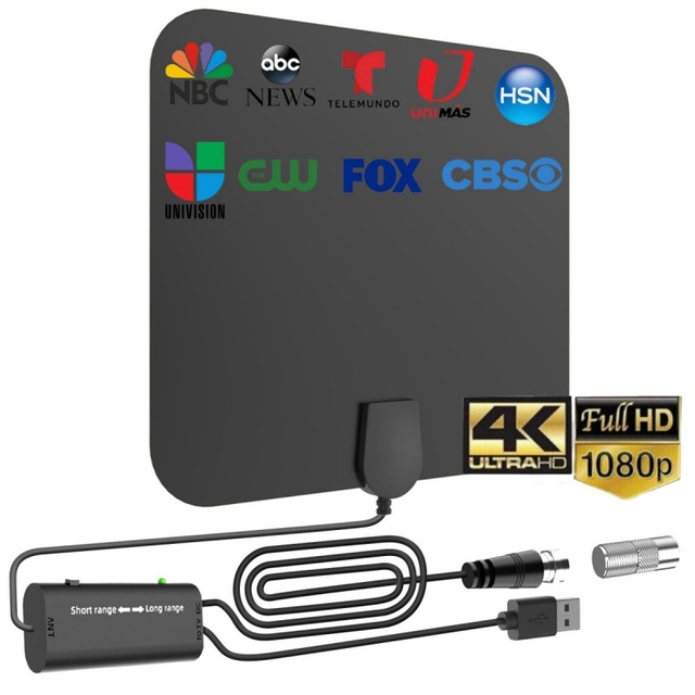 New Product Factory Supplier New Square Indoor Digital Hdtv Atsc Tv Antenna for Amplifier Signal