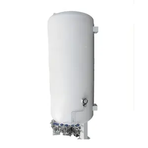 10000 litres 8bar liquid oxygen storage tanks Cryogenic Industrial LO2 vessels