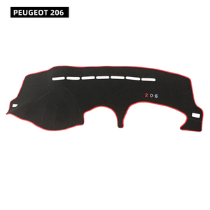 Housses de tapis de tableau de bord de bonne intégrité pour PEUGEOT <span class=keywords><strong>206</strong></span> Couverture de tableau de bord - Product Image 1