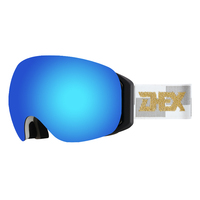 Logo quantité minimale de commande basse Lunettes de neige personnalisées Anti-buée Protection UV Sphérique Double Lunettes de ski Snowboard Lunettes de neige pour hommes femmes