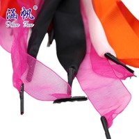 Ruban à lacets Hanfan en satin 100 % polyester haute densité, couleur unie, gaufré, personnalisable, avec cordelette et boucle pour boîte cadeau