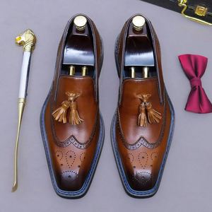 Zapatos de Cuero PU Transpirables Antideslizantes de Color Puro, con Cordones, Cuadrados, Casuales, de Negocios, Tallas Grandes, de Alta Calidad para Dropshipping - Product Image 4