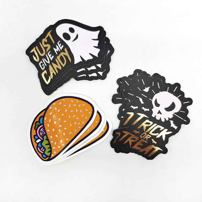 Gold Die Cut Sticker