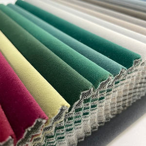 Tissu d'ameublement chambre à coucher tissu Offre Spéciale tête <span class=keywords><strong>de</strong></span> lit rembourrée à la mode velours Stock <span class=keywords><strong>Lot</strong></span> personnalisé 100% Polyester canapé tissu - Product Image 2