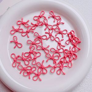 Gran oferta 2025, lazo de aleación de pintura, cuentas sueltas con cuentas, cadena para teléfono móvil Diy, llavero, Material, accesorios de joyería - Product Image 6