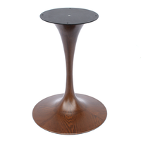 Tulipe Table Base Or En Acier Inoxydable Hôtel Projet Meubles En Métal En Acier Table Pied Stand Usine Vente Directe pour Manger