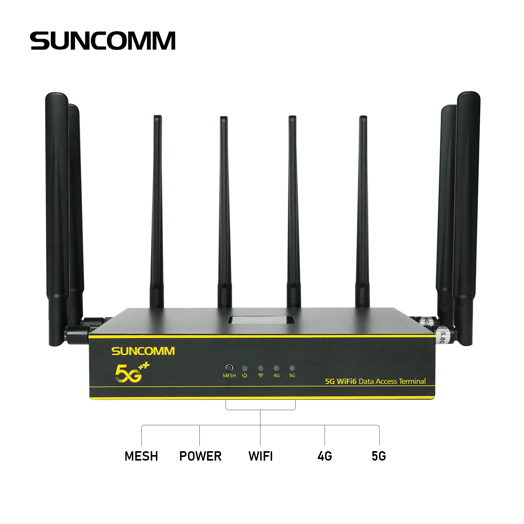 Unlock 5G Cpe Router Home Office Suncomm O2 Externe Antenne Wifi 6 Mesh Op Ttl Global Versie Modem Routeur 5G